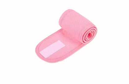 Adjustable Velcro Headband for Optimized Skincare