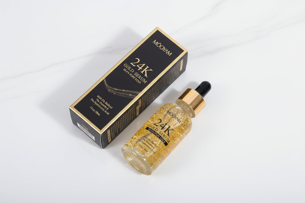 24K Gold Foil30mL Vitamin E Retinol Anti-wrinkle The Lifting Face Serum